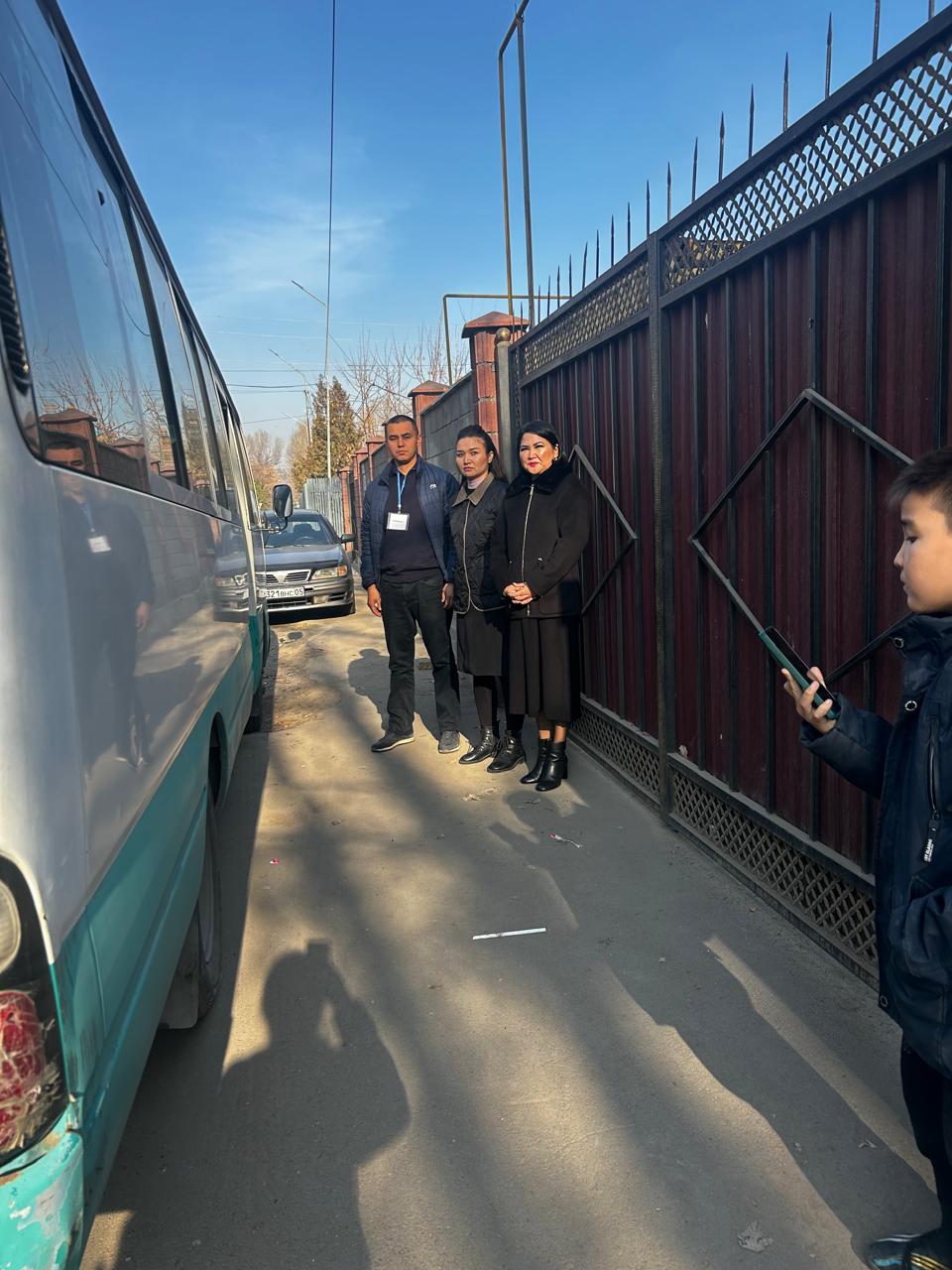 Мектепшілік тасымалдау автобустарының техникалық жағдайларын тексеру жұмыстары