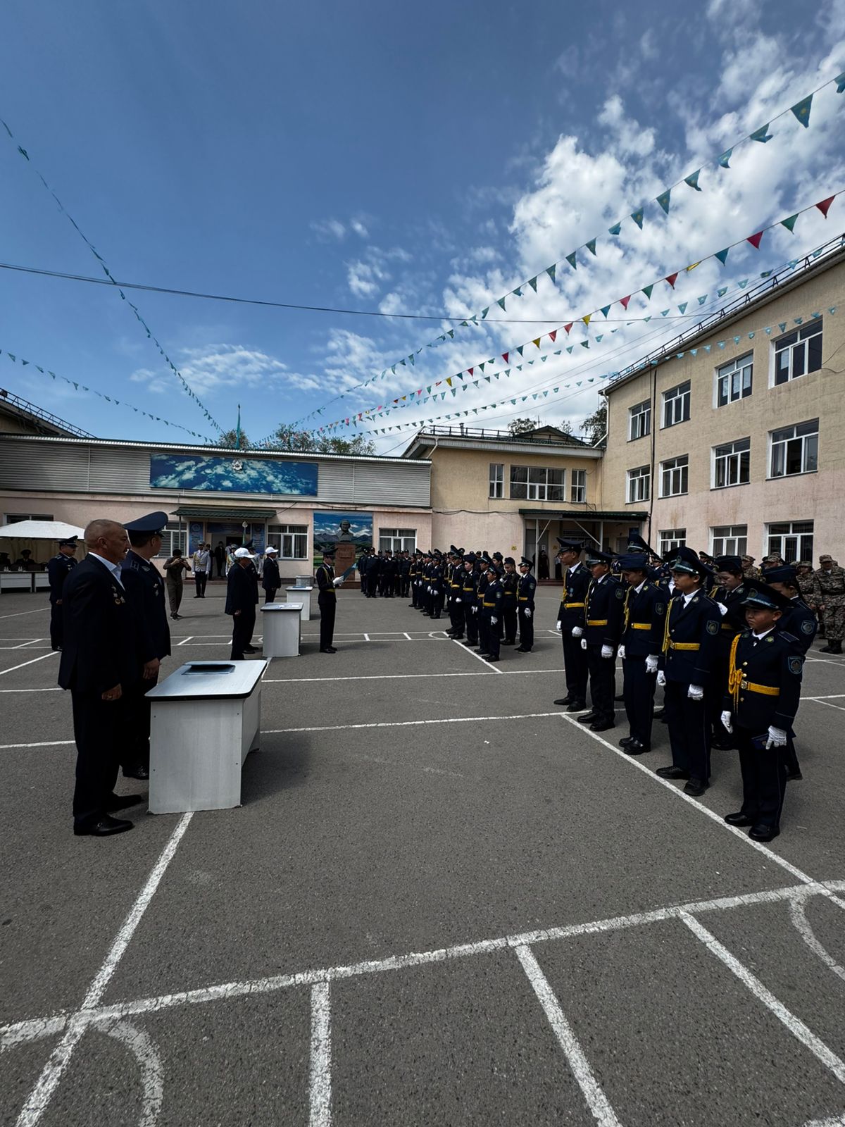 7 “г” әскери париоттық сыныбының ант қабылдау рәсімі